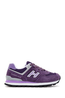 Hammer Jack Women's Lilac Chile Suede Leather Sneaker | Derimod