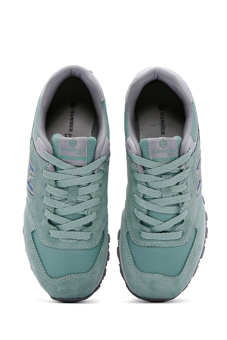 Hammer Jack Women's Gray Chile Suede Leather Sneaker