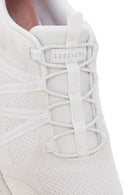 Skechers Women's White D'lux Comfort - Surreal Fabric Sneaker | Derimod