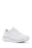 Skechers Women's White D'lux Comfort - Surreal Fabric Sneaker | Derimod