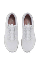Skechers Women's White D'lux Comfort - Surreal Fabric Sneaker | Derimod