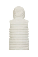 Geox Women's Cream Jaysen Hooded Vest | Derimod