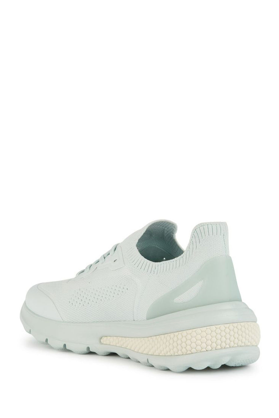 Geox Kadın Mavi Spherica Actif Kalın Tabanlı Bağcıklı Kumaş Sneaker