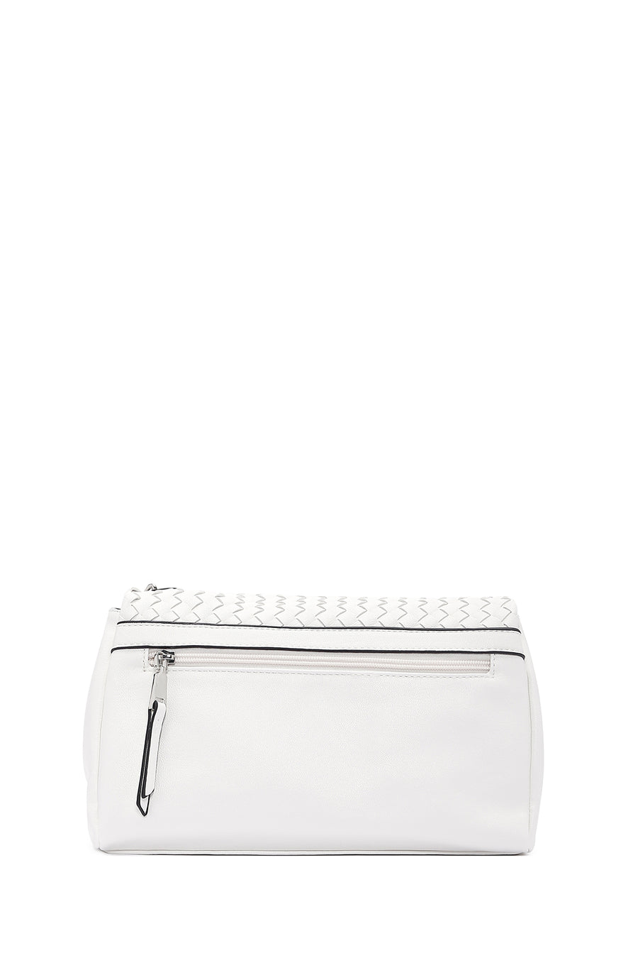 Women's White Long Strap Crossbody Bag