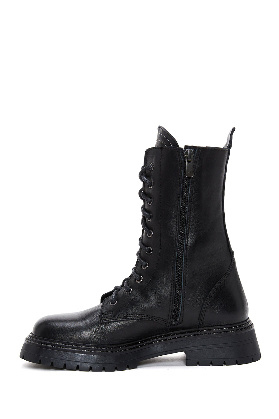 Women's Black Leather Boots
