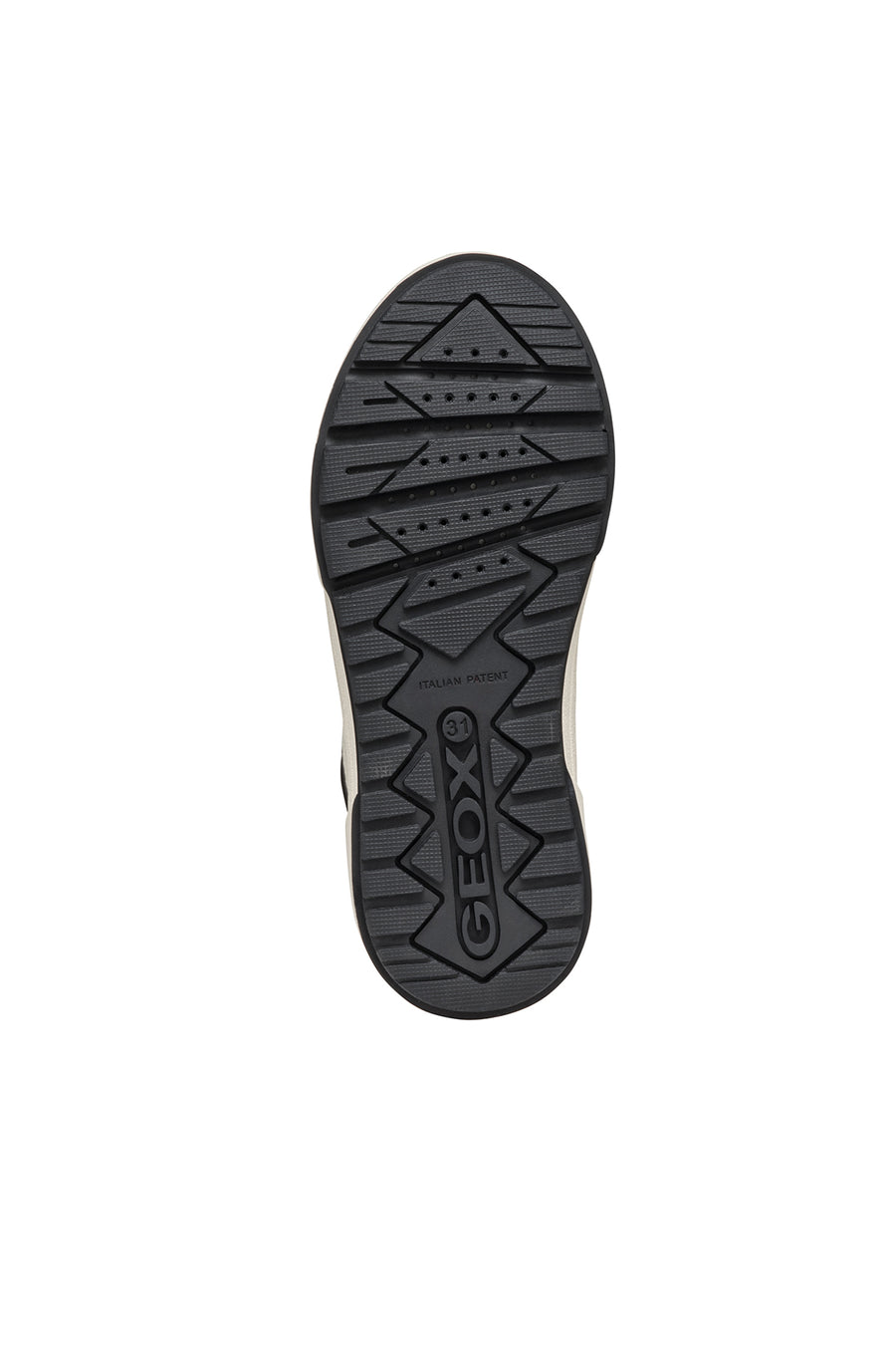 Geox Boy Green Weemble Lace-Up Zipper Detailed Ankle Sneaker
