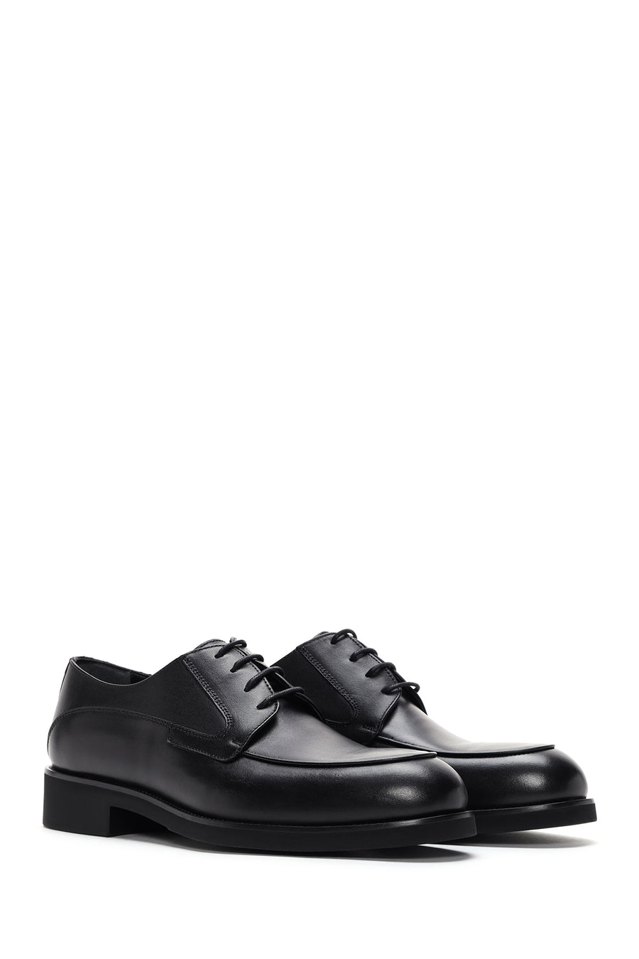 Men's Black Leather Classic Shoes