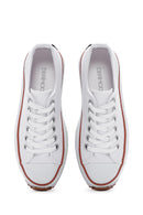 Women's White Thick Soled Sneaker | Derimod