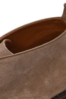 Male Mink Lace-up Suede Boots | Derimod