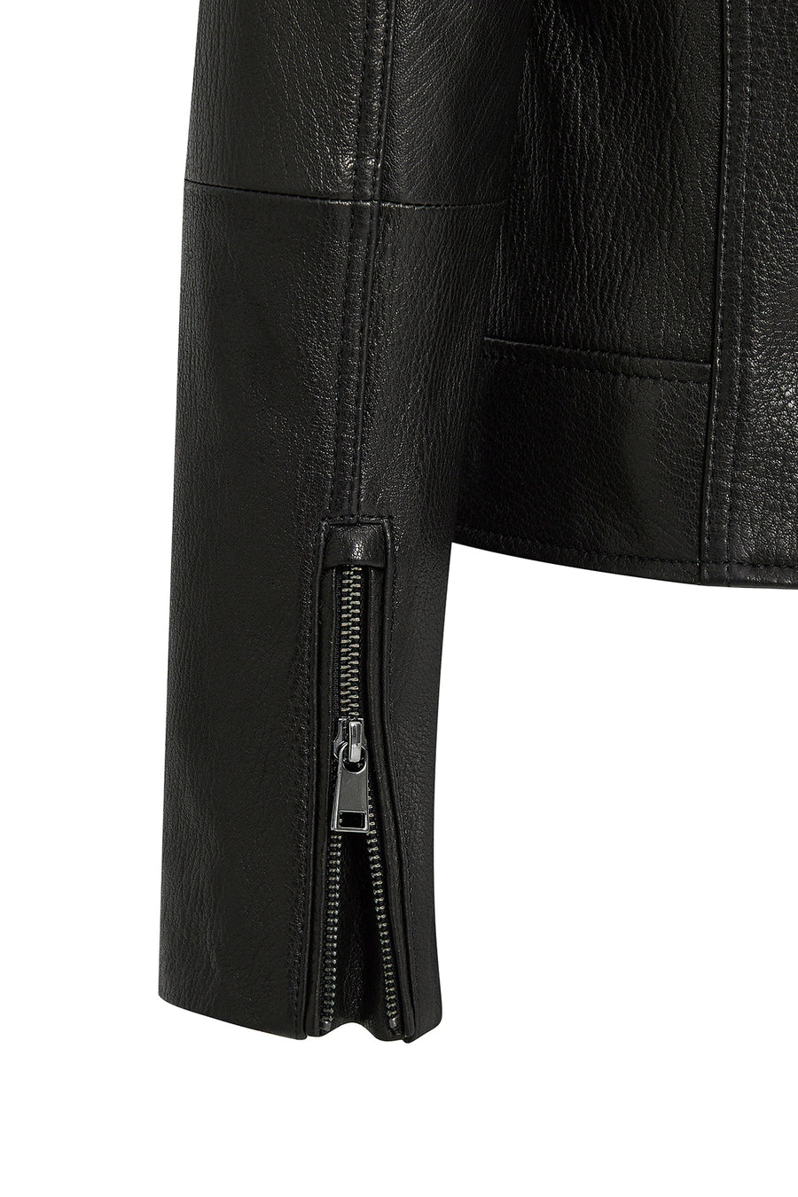 Alba Women's Black Biker Leather Jacket