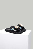 Pearl Embroidered Women's Slippers | Derimod