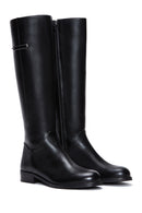Woman Black Zippered Casual Boots | Derimod
