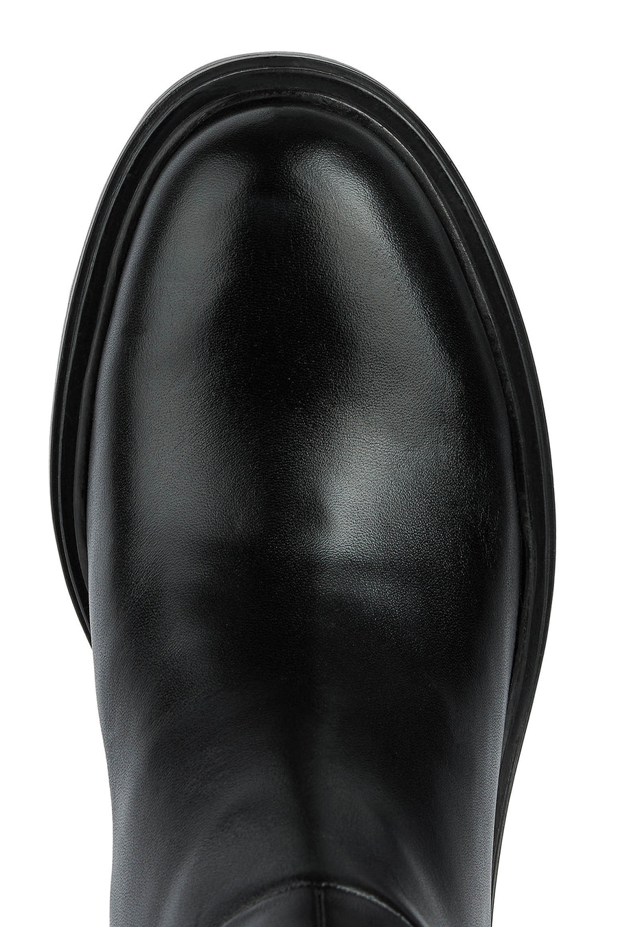 Geox Women's Black Damiana Zippered Leather Boots