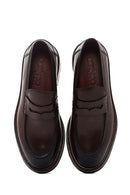 Men's Brown Leather Casual Loafer | Derimod