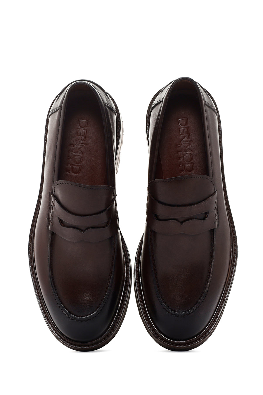 Men's Brown Leather Casual Loafer