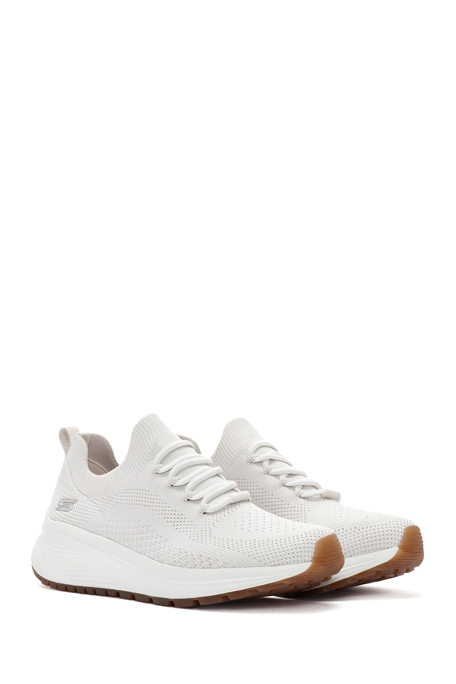 Skechers Kadın Beyaz Bobs Sparrow 2.0 Allegianca C Bağcıklı Spor Sneaker