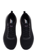 Skechers Women's Black Bobs Squad Chaos - Face Off Lace-up Sneaker | Derimod