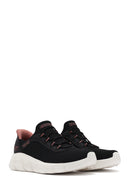 Skechers Kadın Siyah Bobs B Flex - Fan Fav Kalın Tabanlı Kumaş Sneaker | Derimod