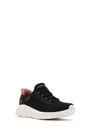 Skechers Kadın Siyah Bobs B Flex - Fan Fav Kalın Tabanlı Kumaş Sneaker | Derimod