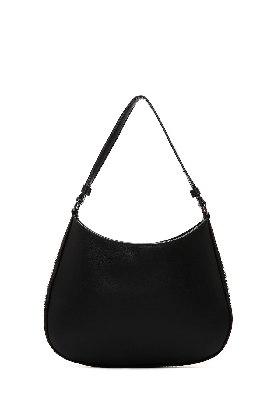 Women's Black Stone Shoulder Bag