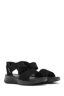 Skechers Kadın Siyah Ultra Flex 3.0 - Summerville Kalın Tabanlı Sandalet | Derimod