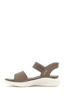 Skechers Women's Beige Ultra Flex 3.0 - Summerville Chunky Sole Fabric Sandals | Derimod