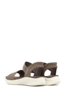 Skechers Women's Beige Ultra Flex 3.0 - Summerville Chunky Sole Fabric Sandals | Derimod