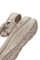 Skechers Women's Beige D'lux Walker - Pretty Field Chunky Sole Sandal | Derimod