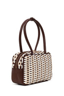 Woman Multicolored Braided Shoulder Bag | Derimod
