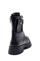 Women's Leather Pocket Detailed Boots | Derimod