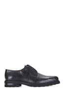 Crocodile Patterned Men's Leather Shoes | Derimod
