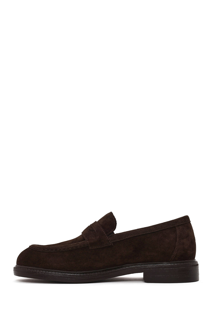 Derimod Black Male Brown Suede Loafer