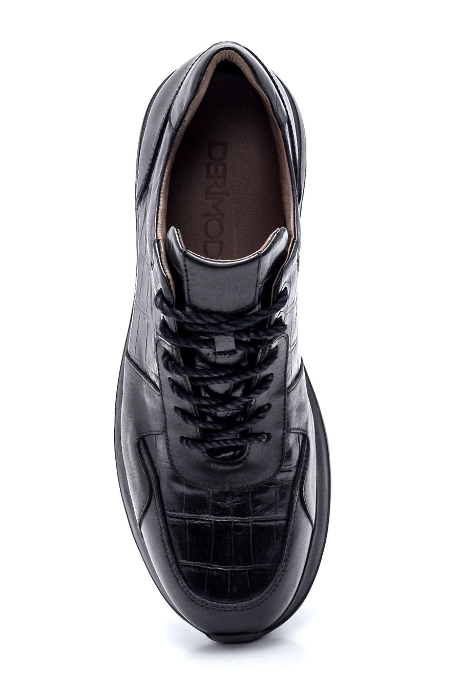 Men's Leather Crocodile Sneaker