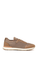 Male Mink Lace-Up Fabric Sneaker | Derimod