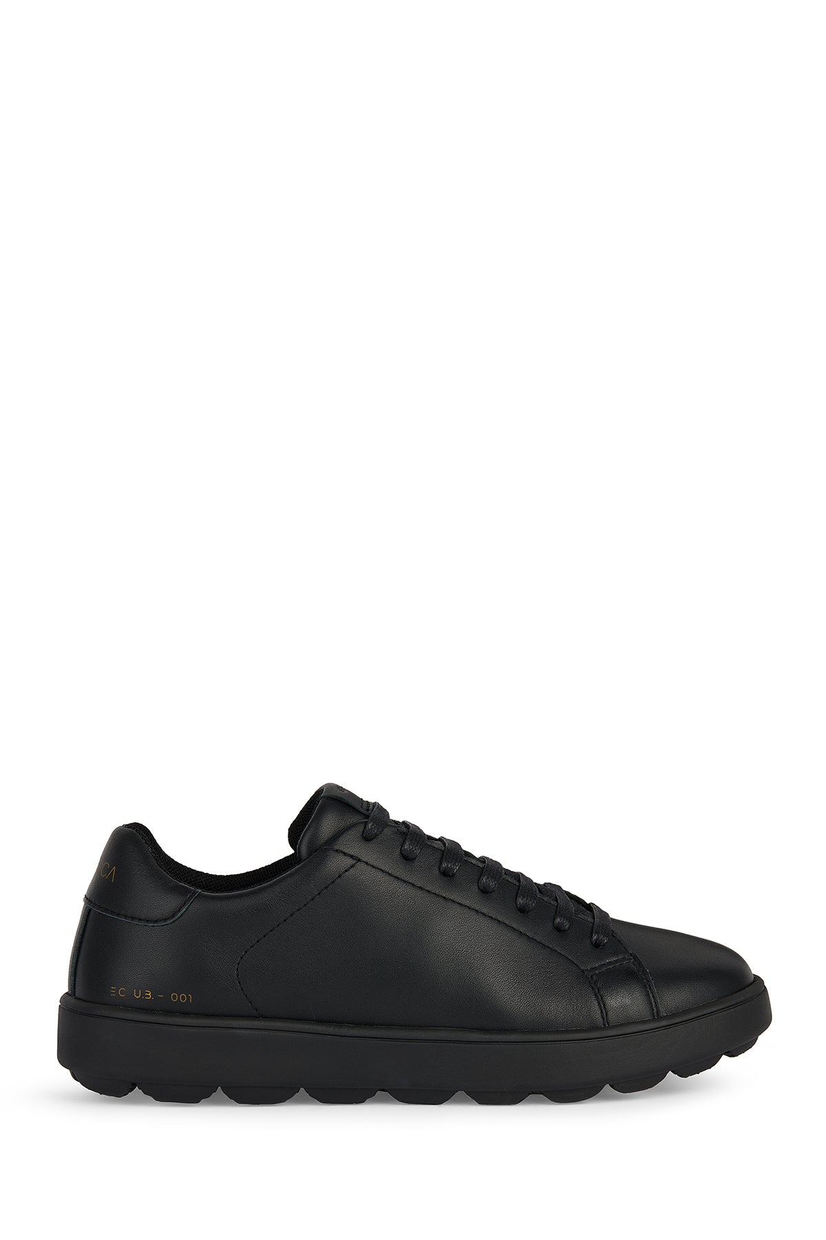 Geox Women's Black Spherica Ecub-1 Lace-up Leather Sneaker D45WEB00085C9999 | Derimod
