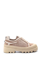 Women's Leather Thick Soled Shoes | Derimod