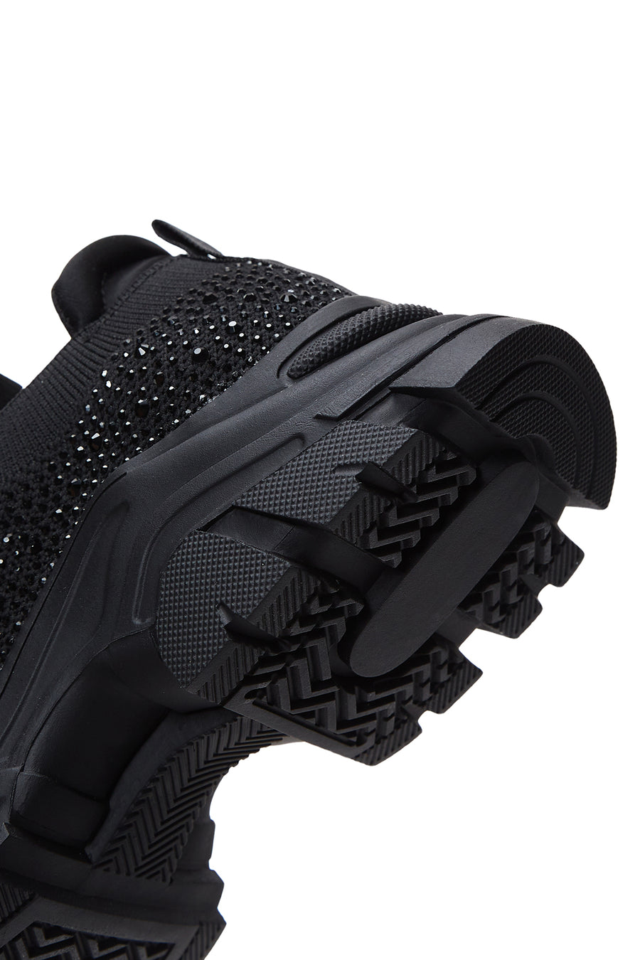 Derimod Zero Women's Black Stone Fabric Sneakers