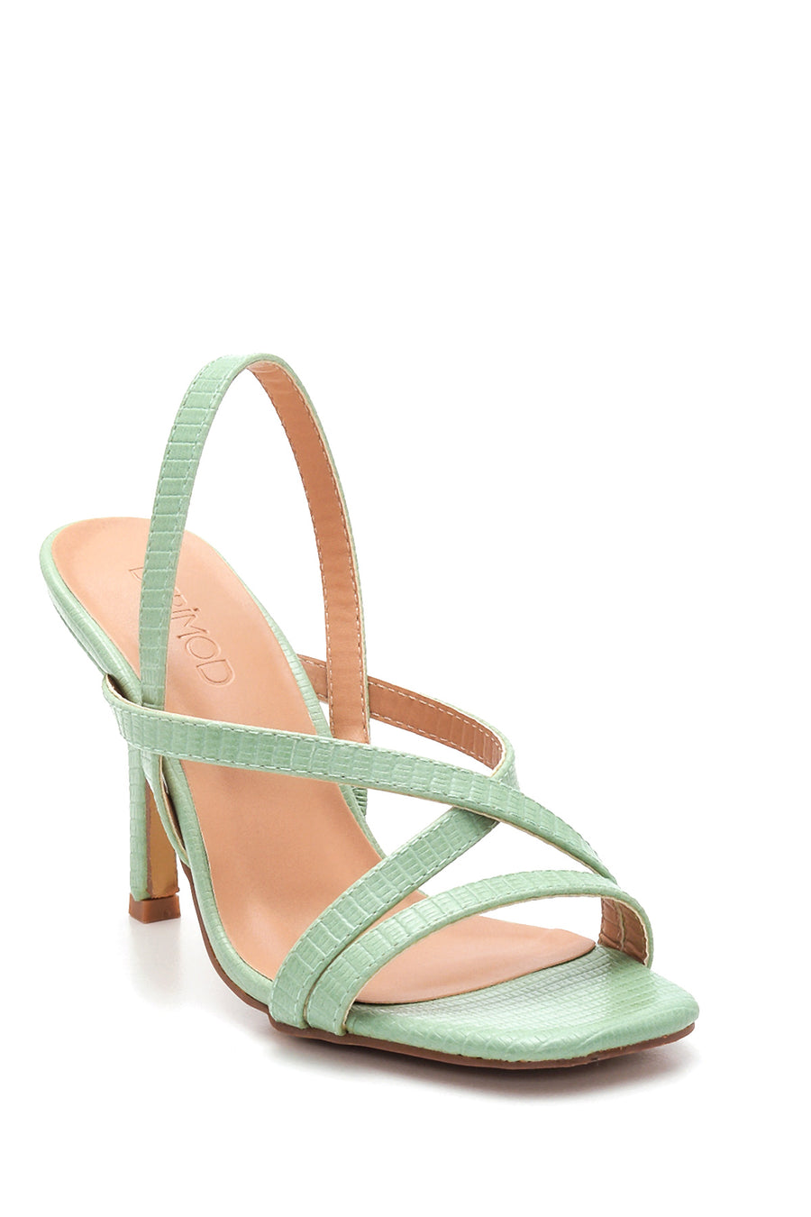 Women's Green Heeled Sandals