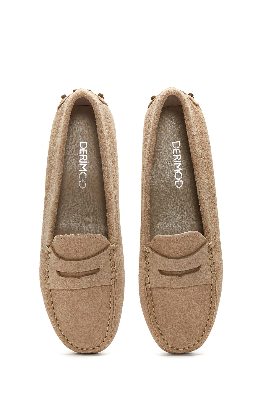 Kadın Deri Süet Loafer