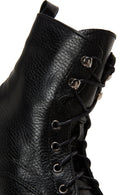 Women's Leather Flat Boots | Derimod