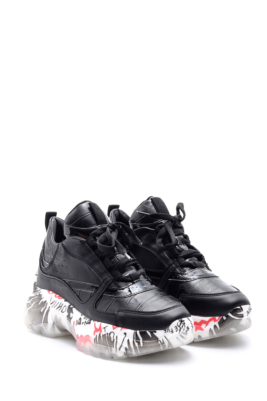 Women's Transparent Sole Detailed Sneaker