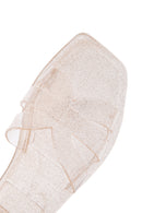 Women's Gold Transparent Jelly Slippers | Derimod