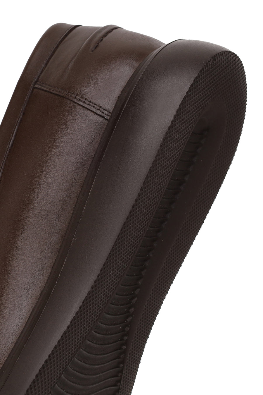 Erkek Kahverengi Deri Casual Loafer