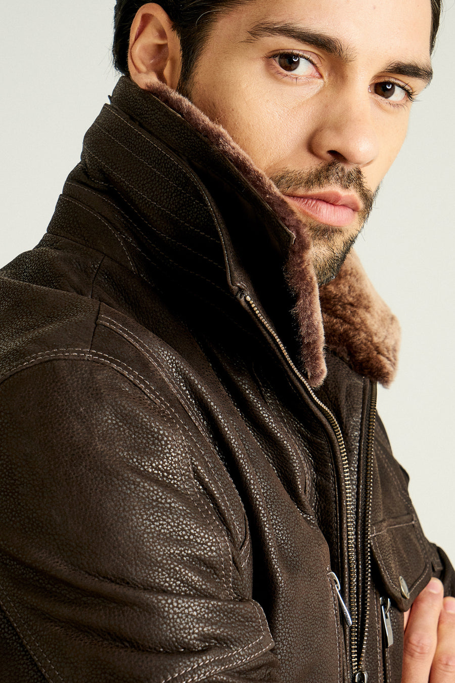 ANGELO MEN'S LEATHER JACKET