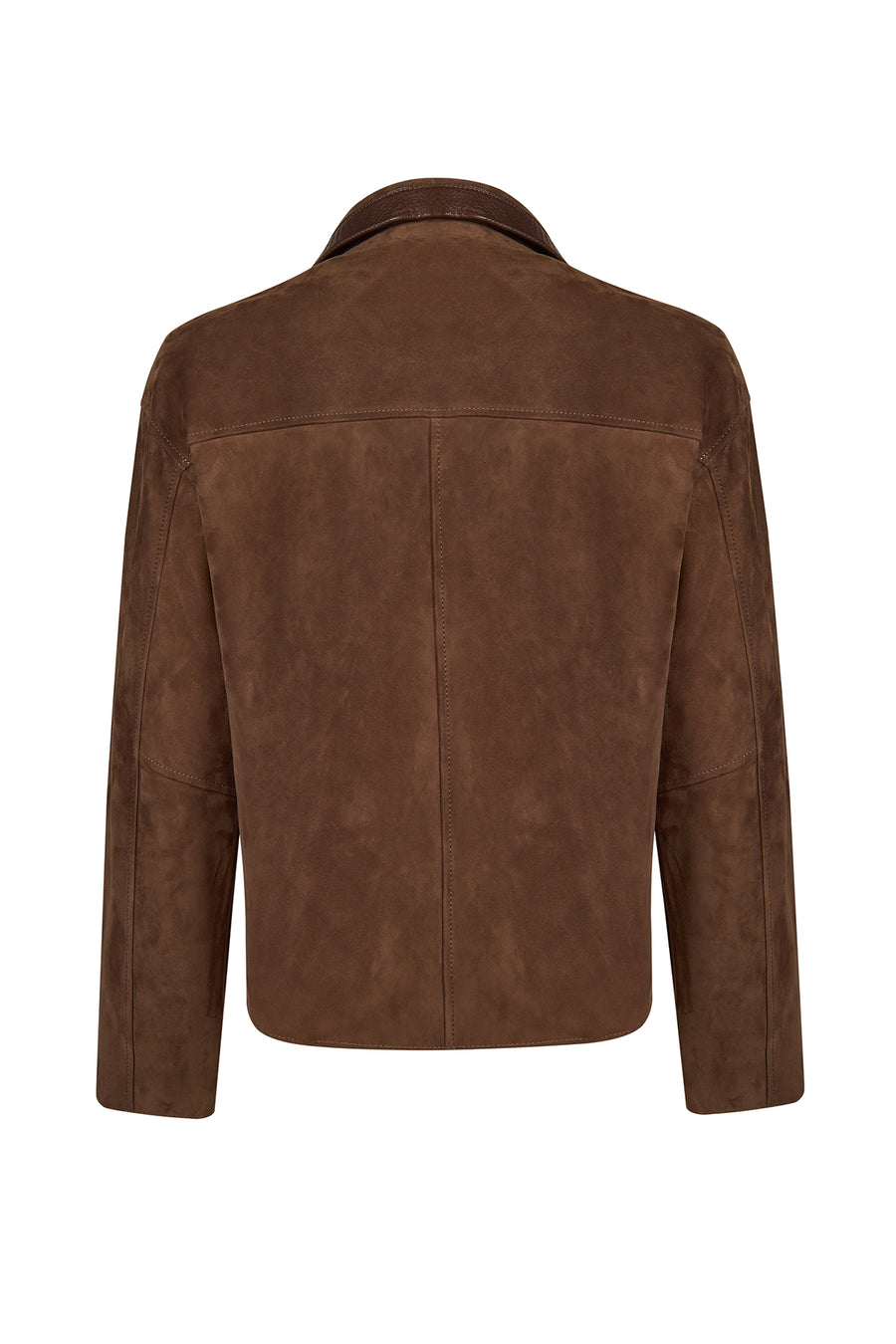 Barcelona Woman Brown Short Suede Jacket