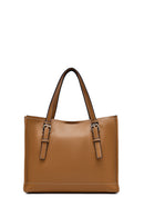 Woman Tan Long Strap Shoulder Bag | Derimod
