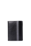 Men's Black Leather Wallet | Derimod