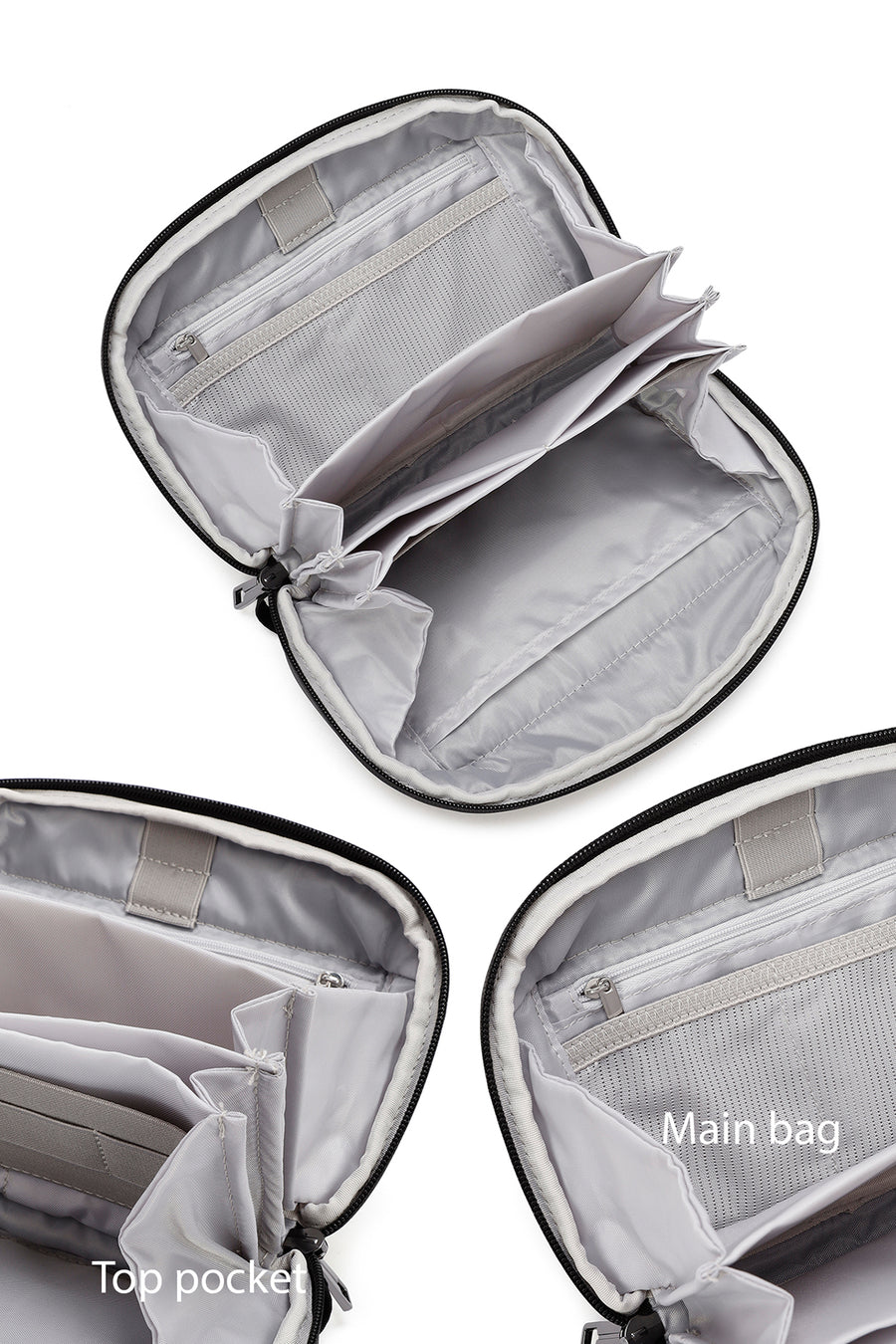 D-Pack Erkek Gri Kumaş El Çantası