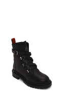 Harley Davidson Woman Black Camiel Zip Closure Leather Boots | Derimod