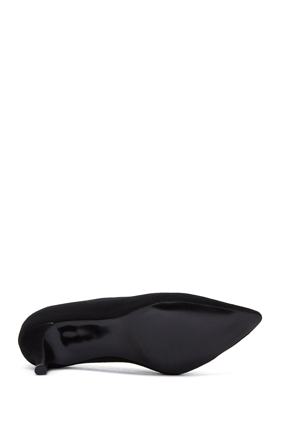 Women's Heeled Suede Leather Shoes